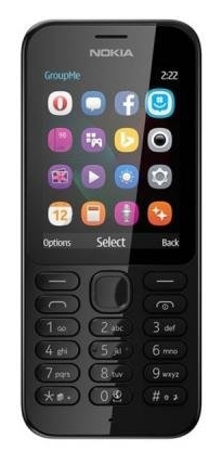 

Мобильный телефон NOKIA 222 DS Black