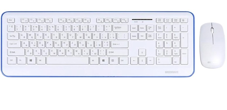 

Клавиатура + мыша Greenwave Nano 817 white-blue