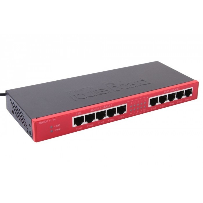

Маршрутизатор MikroTik RB2011iLS-IN (5x1G, 5x100M, 1xSFP)