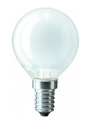 

Лампа накаливания Philips E14 60W 230V P45 FR 1CT/10X10F Stan