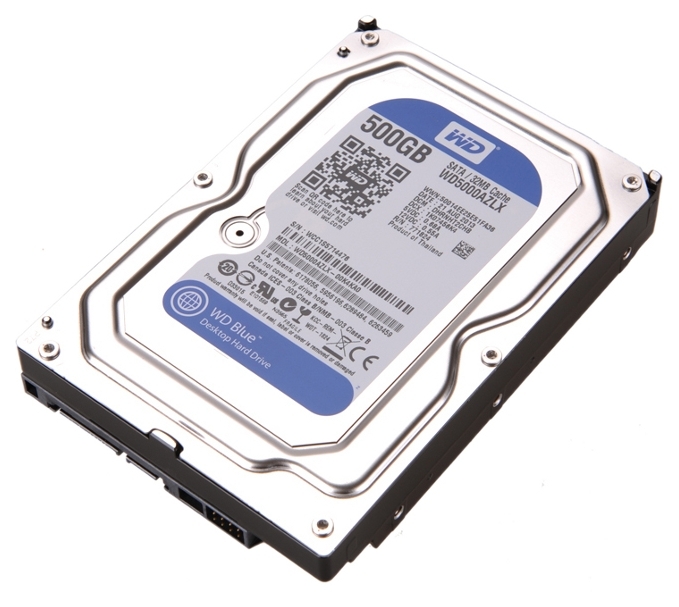 

Жесткий диск 500Gb WD Caviar Blue WD5000AZLX 32Mb 7200rpm SATA II