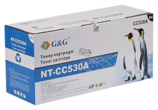 

Картридж G&G для Canon LBP-7200/7210/7660/7680/8340/8350/8360/8380/8540/8550/8580 Black-CC530A (