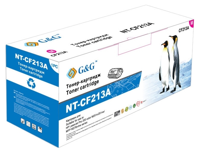 

Картридж G&G для HP Color LJ M276n/M276nw/M251n/M251nw Magenta (G&G-CF213A)