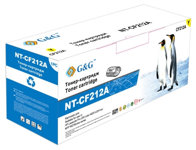 

Картридж G&G для HP Color LJ M276n/M276nw/M251n/M251nw Yellow (G&G-CF212A)
