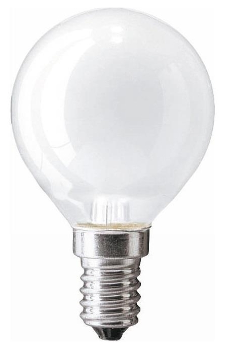 

Лампа накаливания Philips E14 60W P45 FR 1CT/10X10F