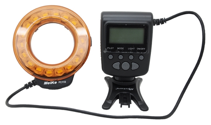

Кольцевая макровспышка Meike FC110