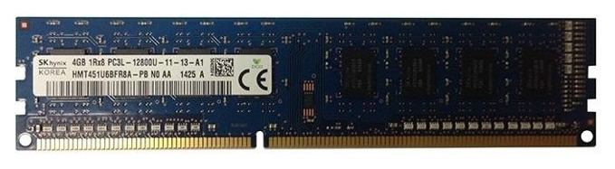 

Память Hynix 1x4Gb DDR3L 1600Mhz 1.35V (HMT451U6BFR8A-PBN0)