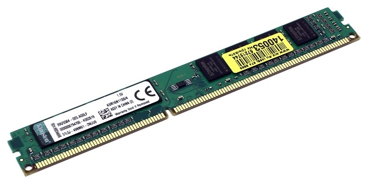 

Память Kingston ValueRAM 1x4GB DDR3 1600MHz (KVR16N11S8/4)