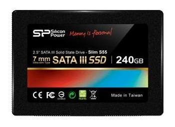 

Накопитель SSD 240GB Silicon Power Slim S55 (SP240GBSS3S55S25) SATA III