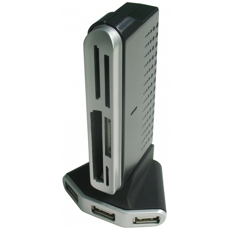 

Хаб Gembird UHB-CT18 4 порта USB 2.0 с кардридером