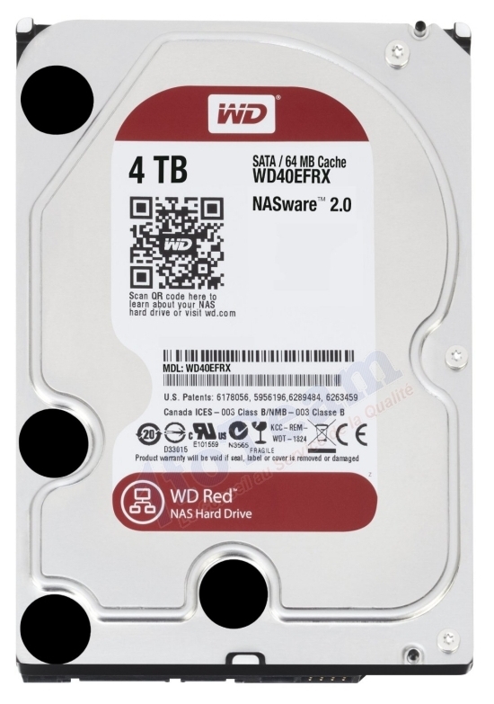 

Жесткий диск 4Tb WD Red WD40EFRX 5400Rpm, 64Mb, SATA3