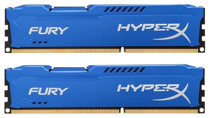 

Память Kingston HyperX Fury Blue 2x4Gb DDR3 1600Mhz (HX316C10FK2/8)