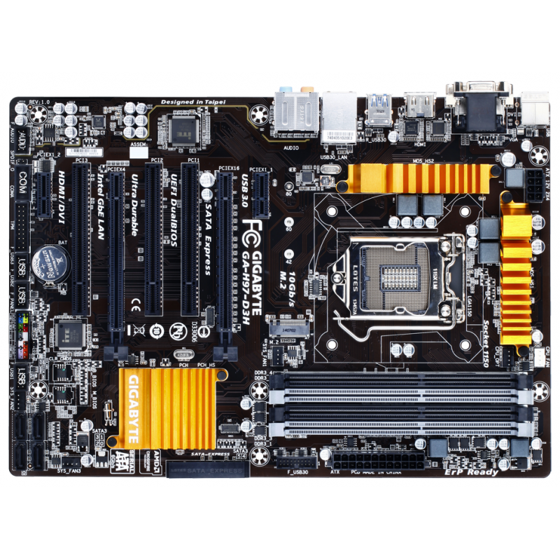 

Материнская плата Gigabyte GA-H97-D3H (s1150, H97) ATX