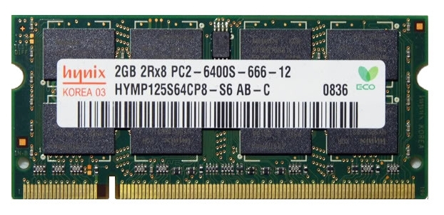 

Память So-Dimm Hynix 1x2Gb DDR2 800MHz PC2-6400 (HYMP125S64CP8-S6)