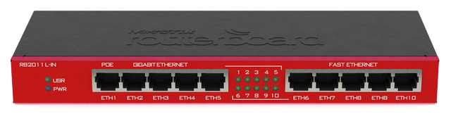 

Маршрутизатор MikroTik RB2011iL-IN (5x1G, 5x100M)
