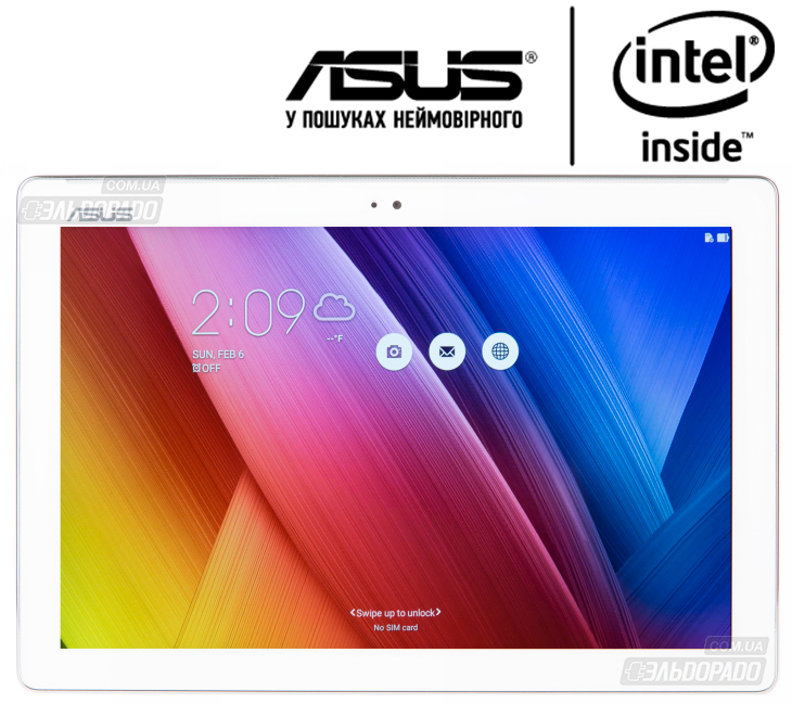 

Планшет ASUS ZPad10 3G 8GB White (Z300CG-1B032A)