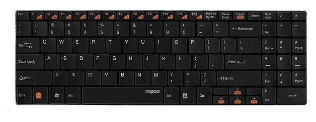 

Клавиатура Rapoo Wireless Ultra-slim Black (E9070)
