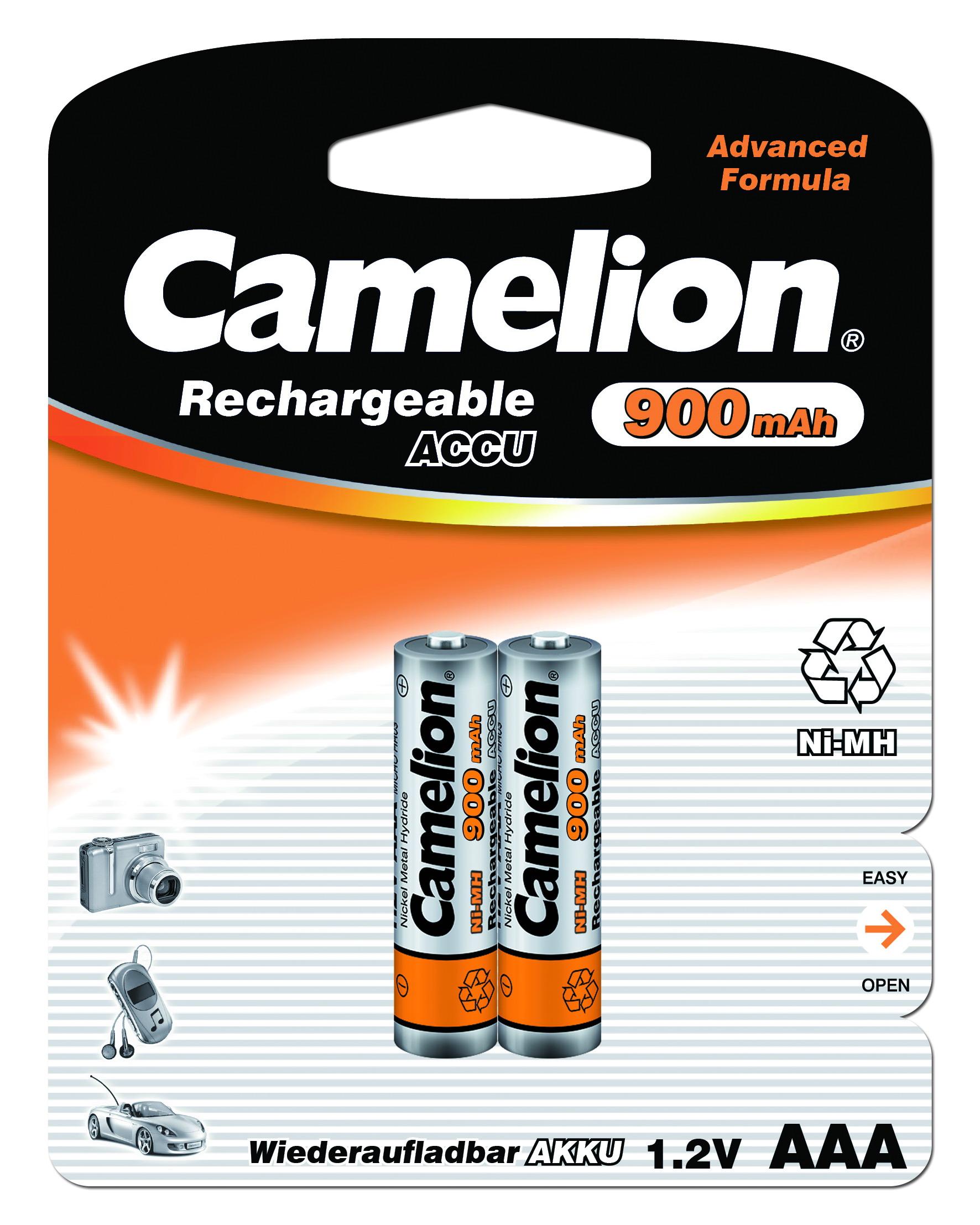

Аккумулятор CAMELION R03 ААА 900 mAh бл. 2 шт