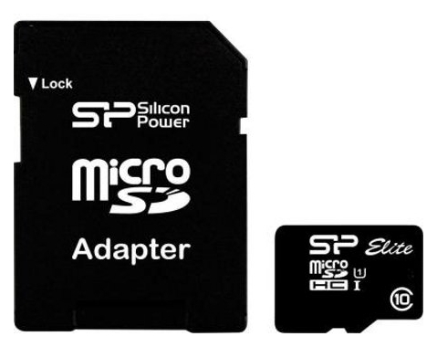 

Карта памяти Silicon Power MicroSDXC 128G Class10 UHS-I Elite + SD adapter (SP128GbSTXBU1V10SP)
