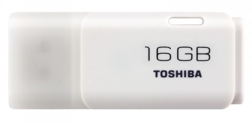 

Флешка TOSHIBA TransMemory U202 16GB White (THN-U202W0160E4)