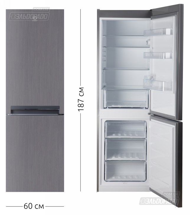 Акция на Холодильник INDESIT LI 8 S1 X от Eldorado
