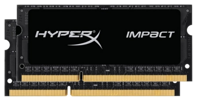 

Память SoDimm Kingston HyperX Impact Black 2x8Gb DDR3 1866 (HX318LS11IBK2/16)