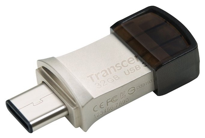 

Накопитель USB 3.1+Type-C Transcend 890 32Gb R90/W30MB/s (TS32GJF890S)