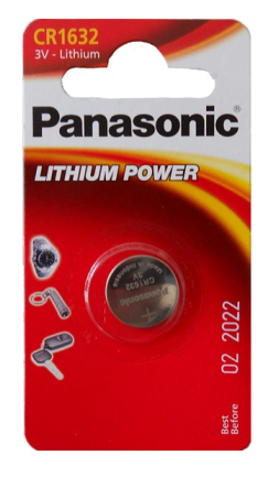 

Батарейка Panasonic CR 1632 BLI 1 LITHIUM (CR-1632EL/1B)