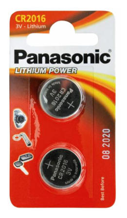 

Батарейки Panasonic CR 2016 BLI 2 LITHIUM (CR-2016EL/2B)