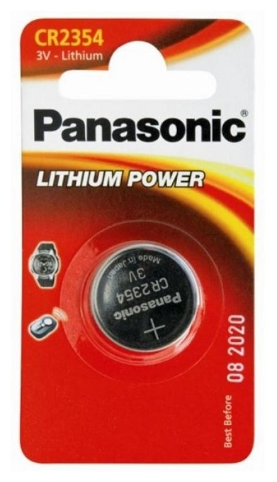 

Батарейка Panasonic CR 2354 BLI 1 LITHIUM (CR-2354EL/1B)