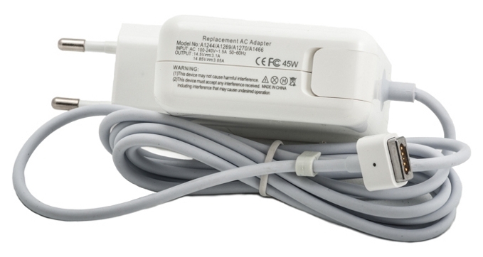 

Блок питания для ноутбука PowerPlant APPLE 220V, 14.5V 45W 3.1A Magnet tip (AP45PMAG)