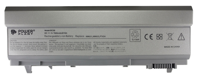 

Аккумулятор PowerPlant для ноутбуков DELL Latitude E6400 (PT434, DE E6400 3SP2) 11.1V 7800mAh NB0000