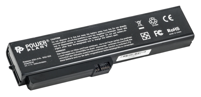 

Аккумулятор PowerPlant для ноутбуков FUJITSU Amilo V3205 (SQU-522, FU5180LH) 11.1V 5200mAh NB0000011