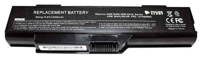 

Аккумулятор PowerPlant для ноутбуков Lenovo G410 (ASM BAHL00L6S FRU 121SS080C) 11.1V 5200mAh NB00000