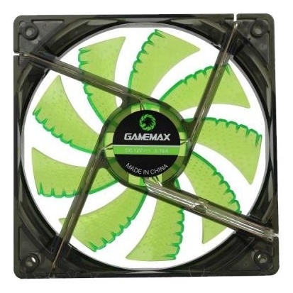 

Вентилятор GameMax для корпуса 120 мм Зеленый свет GMX-WF12G