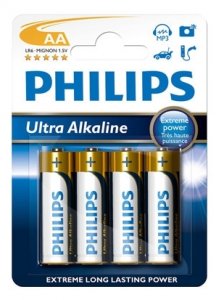 

Батарейки PHILIPS Ultra Alkaline LR03E4B ААА бл. 4шт