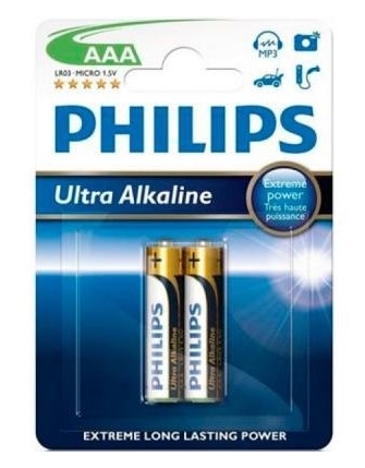 

Батарейки PHILIPS Power Alkaline LR03P2B ААА бл. 2шт