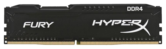 

Память Kingston HyperX Fury Black 1x8Gb DDR4-2400 CL15 (HX424C15FB2/8)