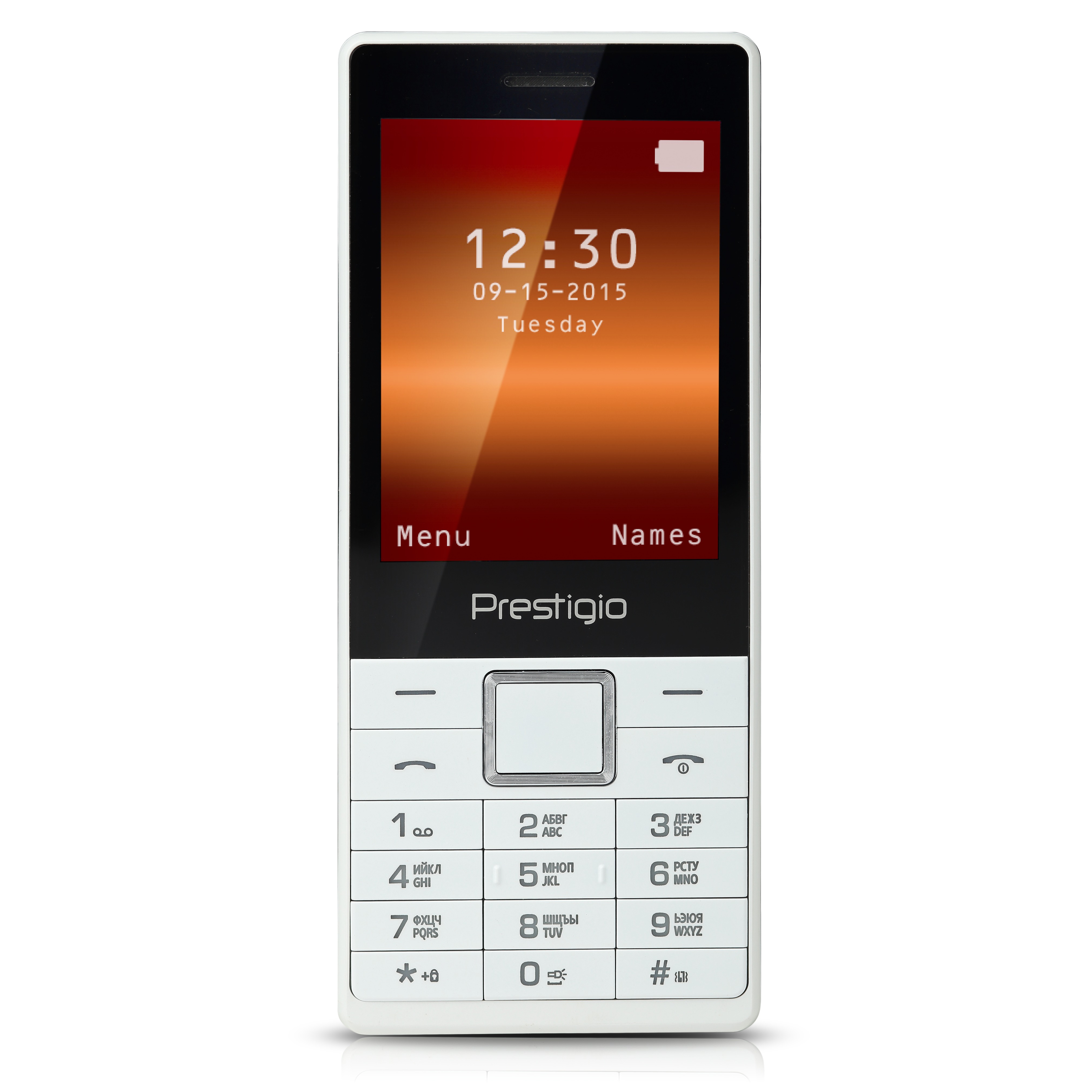 

Мобильный телефон PRESTIGIO MUZE B1 1280 DS White