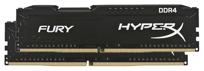 

Память Kingston HyperX Fury Black 2x8Gb DDR4-2400 (HX424C15FB2K2/16)