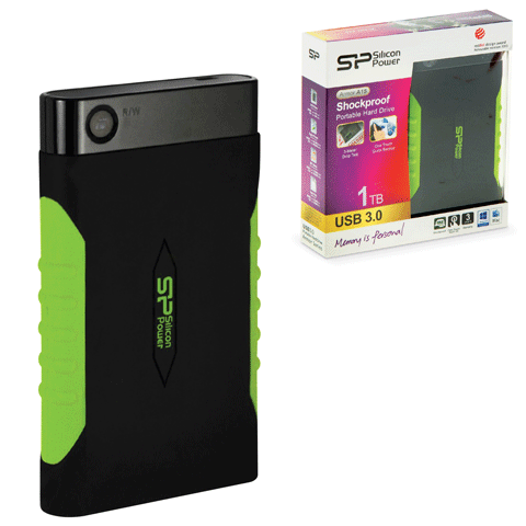 

Жесткий диск Silicon Power Armor A15 1TB SP010TBPHDA15S3K 2.5 USB 3.0 External Black