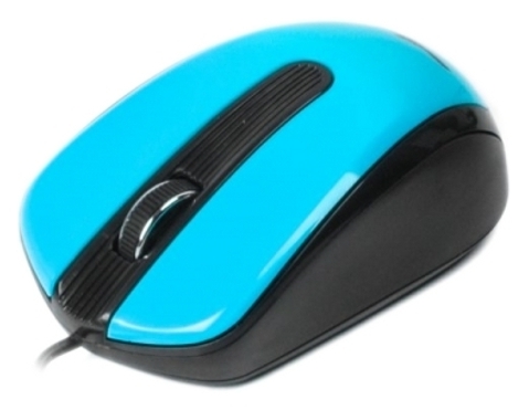 

Мышь оптическая Maxxter Mc-325-B USB голубая