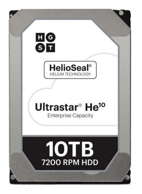 

Жесткий диск 10TB Hitachi Ultrastar He10 (512e) SE HUH721010AL5204 (0F27354), 7200Rpm 256MB SAS12Gb