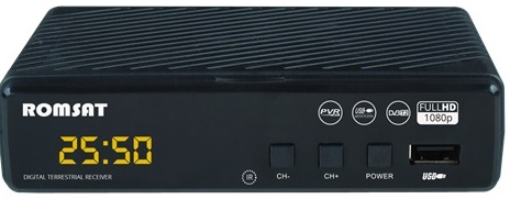 

Цифровой эфирный приемник DVB-T2 Romsat T2550