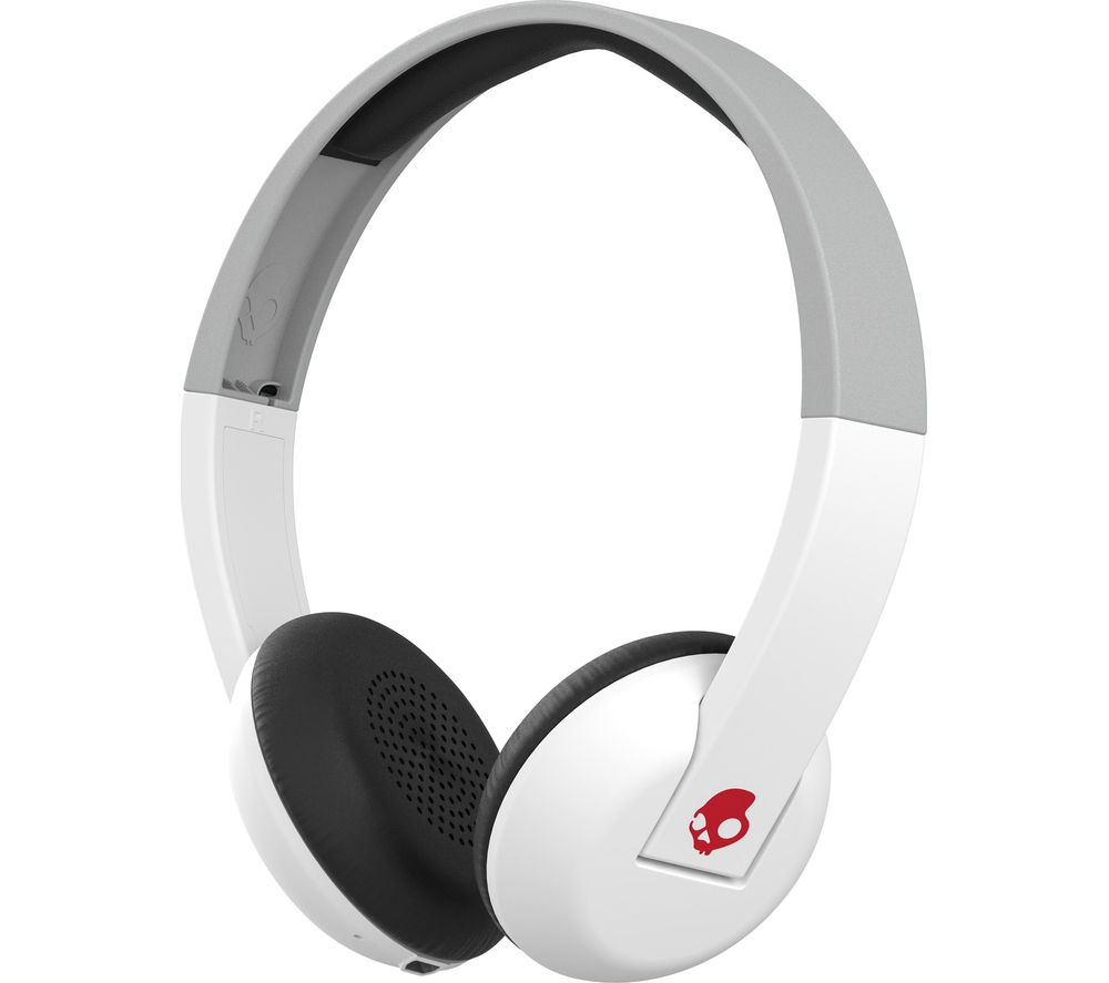 

Наушники SKULLCANDY Uproar S5URHW-457 Wireless Bluetooth Headphones White Grey & Red