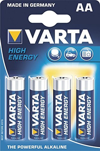 

Батарейка Varta AA High Energy Bli 4 Alkaline (04906121414)