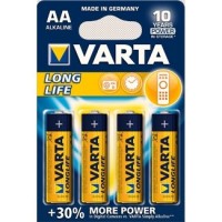 

Батарейка Varta AA bat Alkaline 4шт LONGLIFE EXTRA (04106101414)
