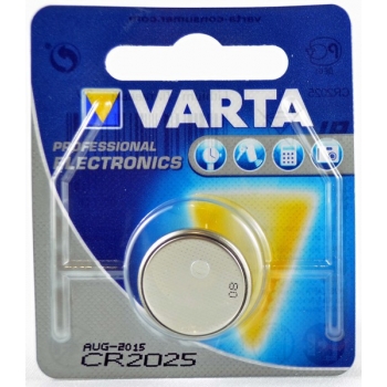 

Батарейка VARTA CR-2025 BAT(3B) LITHIUM 1ШТ (06025101401)