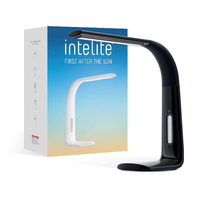 

Функциональный настольный светильник Intelite Desk lamp 7W Black (DL1-7W-BL)