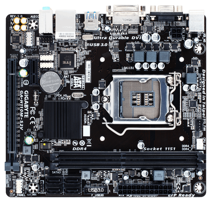 

Материнская плата Gigabyte GA-H110M-S2V (s1151 H11